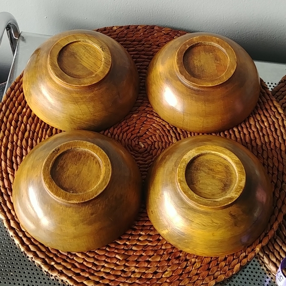 Vintage wooden bowl set - Picture 8 of 8